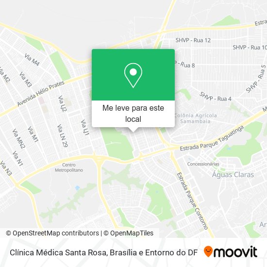 Clínica Médica Santa Rosa mapa