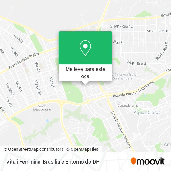 Vitali Feminina mapa