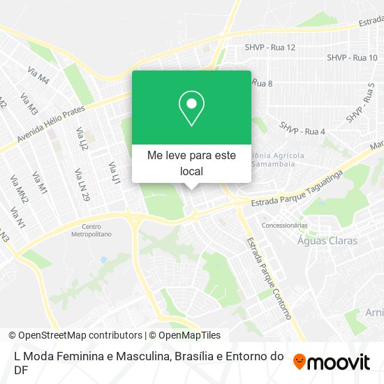 L Moda Feminina e Masculina mapa