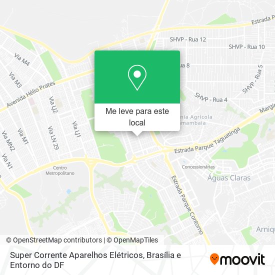 Super Corrente Aparelhos Elétricos mapa