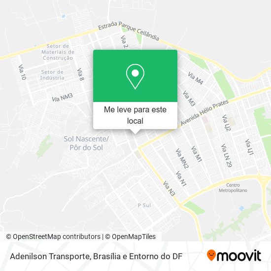 Adenilson Transporte mapa