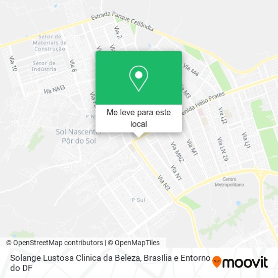 Solange Lustosa Clinica da Beleza mapa