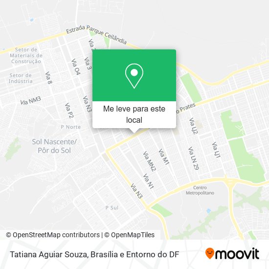 Tatiana Aguiar Souza mapa