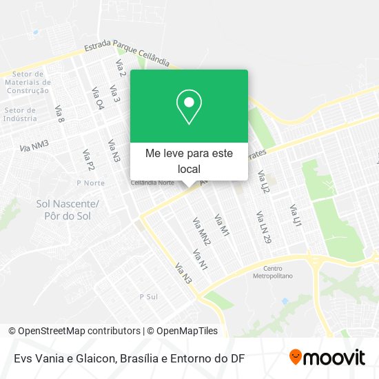 Evs Vania e Glaicon mapa