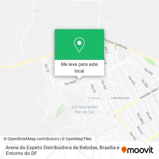 Arena do Espeto Distribuidora de Bebidas mapa