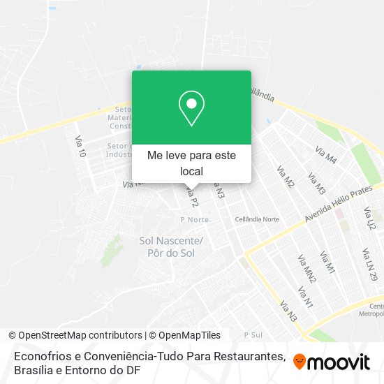 Econofrios e Conveniência-Tudo Para Restaurantes mapa