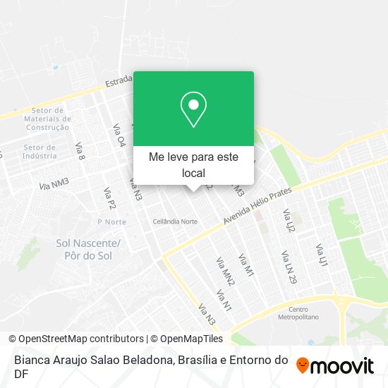 Bianca Araujo Salao Beladona mapa