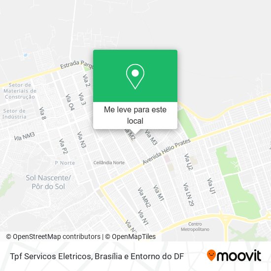 Tpf Servicos Eletricos mapa