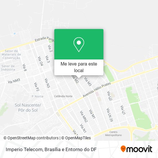 Imperio Telecom mapa