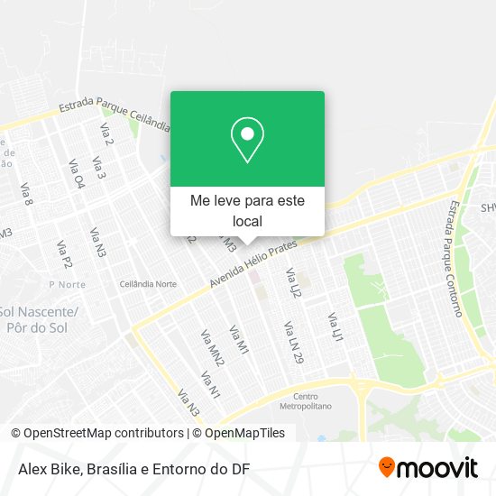 Alex Bike mapa