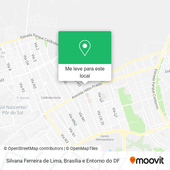Silvana Ferreira de Lima mapa
