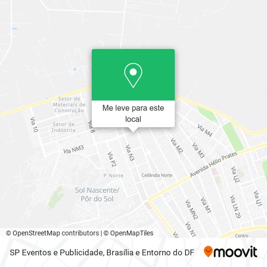 SP Eventos e Publicidade mapa