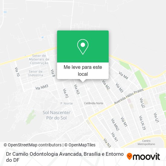 Dr Camilo Odontologia Avancada mapa