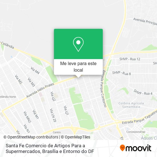 Santa Fe Comercio de Artigos Para a Supermercados mapa