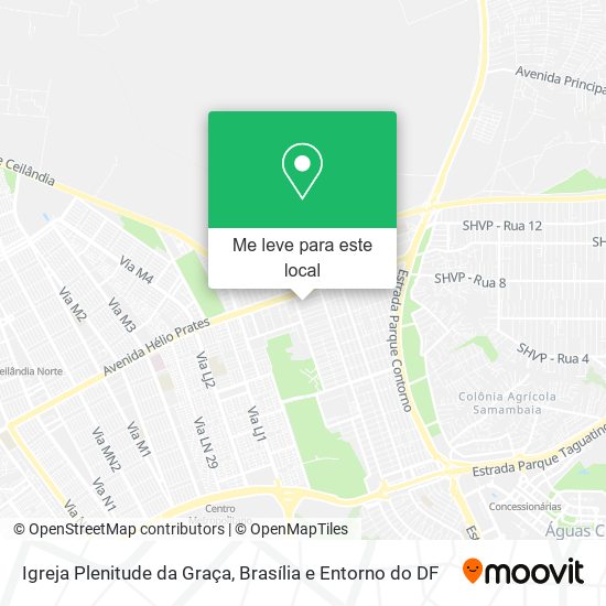 Igreja Plenitude da Graça mapa