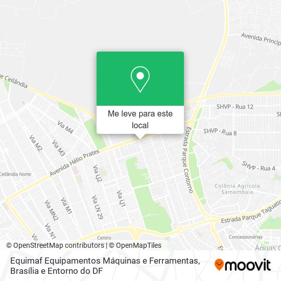 Equimaf Equipamentos Máquinas e Ferramentas mapa