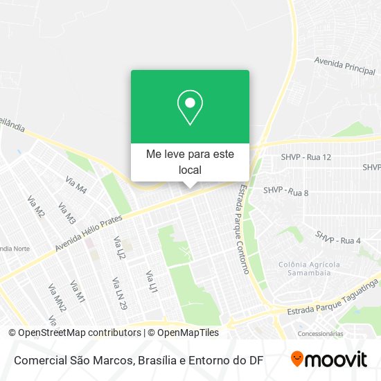Comercial São Marcos mapa
