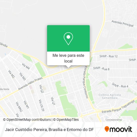 Jacir Custódio Pereira mapa