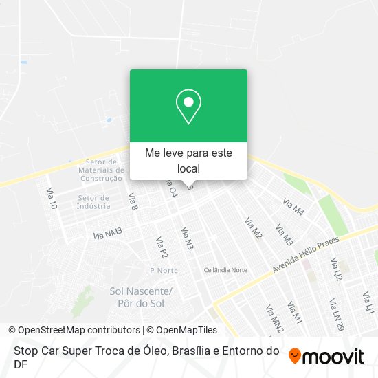 Stop Car Super Troca de Óleo mapa