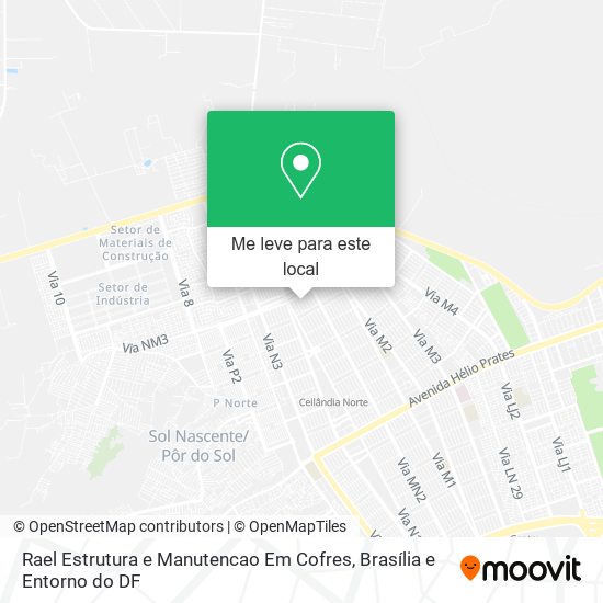 Rael Estrutura e Manutencao Em Cofres mapa