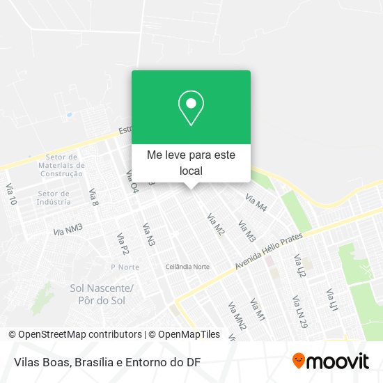 Vilas Boas mapa