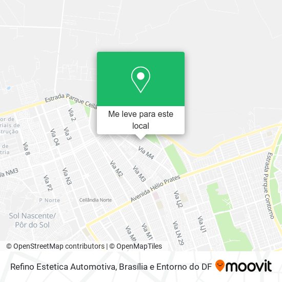 Refino Estetica Automotiva mapa