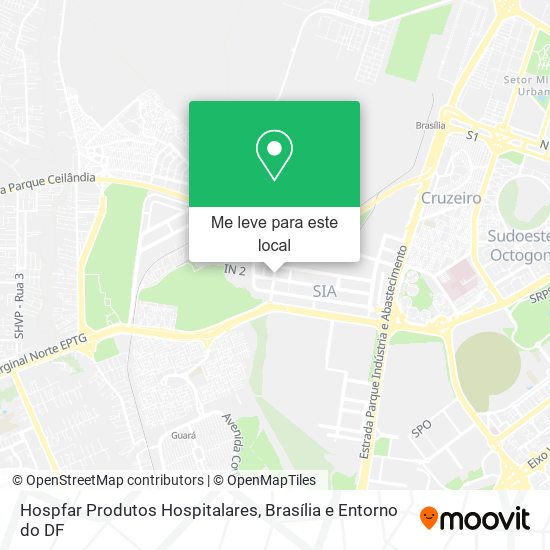 Hospfar Produtos Hospitalares mapa