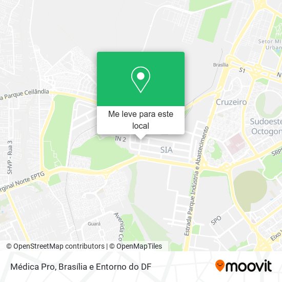 Médica Pro mapa