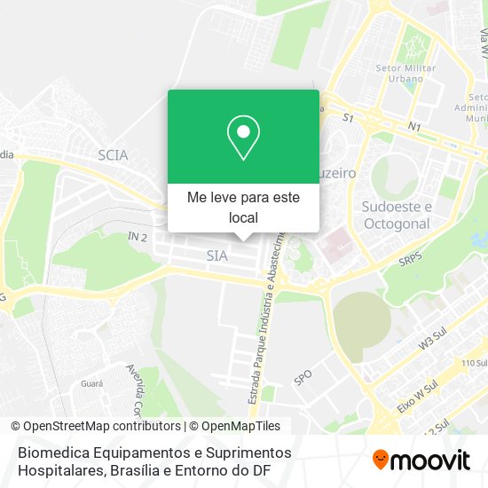 Biomedica Equipamentos e Suprimentos Hospitalares mapa