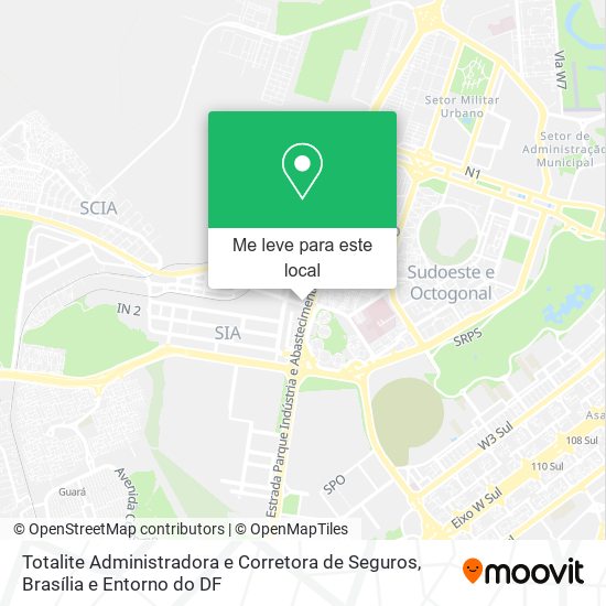 Totalite Administradora e Corretora de Seguros mapa