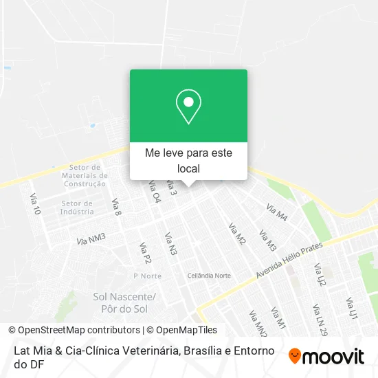Lat Mia & Cia-Clínica Veterinária mapa