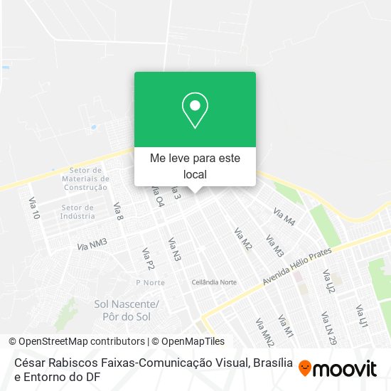 César Rabiscos Faixas-Comunicação Visual mapa