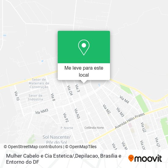 Mulher Cabelo e Cia Estetica / ,Depilacao mapa