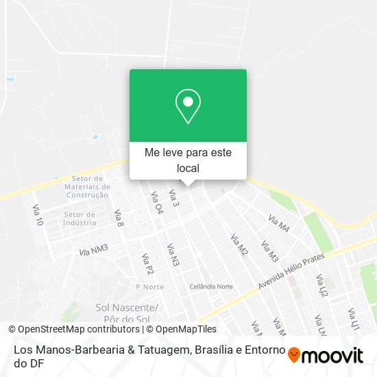 Los Manos-Barbearia & Tatuagem mapa