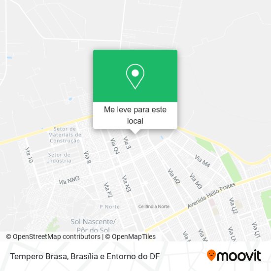 Tempero Brasa mapa