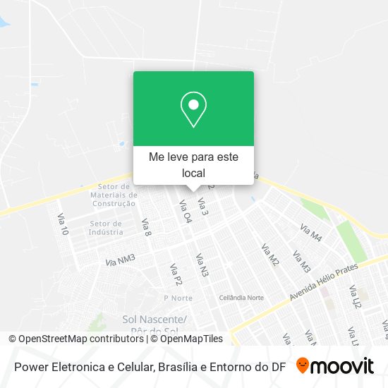 Power Eletronica e Celular mapa