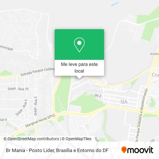 Br Mania - Posto Lider mapa