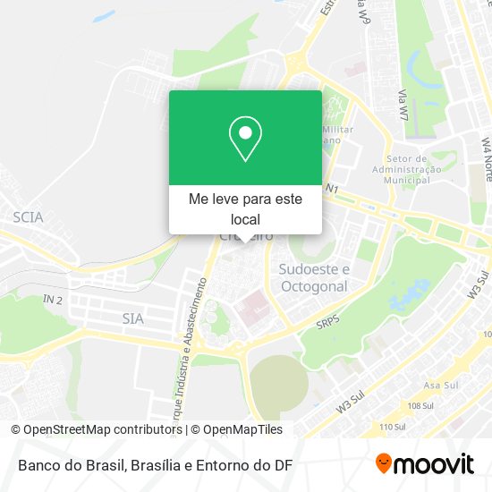 Banco do Brasil mapa