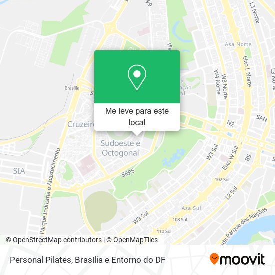 Personal Pilates mapa