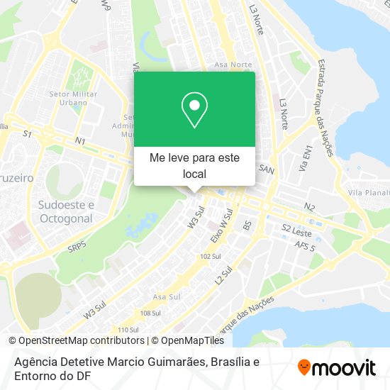 Agência Detetive Marcio Guimarães mapa