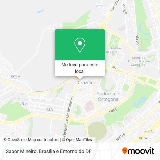 Sabor Mineiro mapa