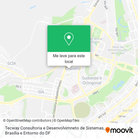 Tecway Consultoria e Desenvolvimneto de Sistemas mapa