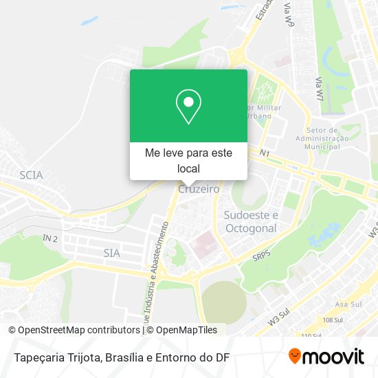 Tapeçaria Trijota mapa