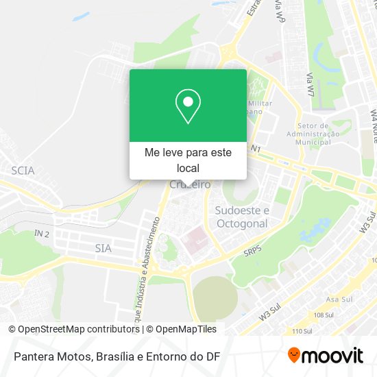 Pantera Motos mapa