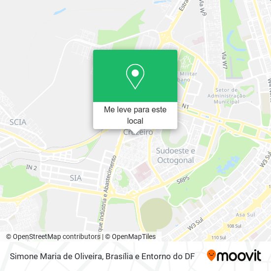 Simone Maria de Oliveira mapa