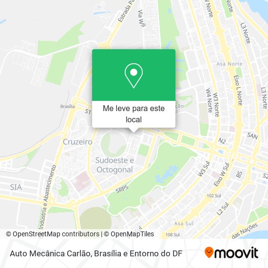 Auto Mecânica Carlão mapa