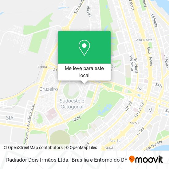 Radiador Dois Irmãos Ltda. mapa
