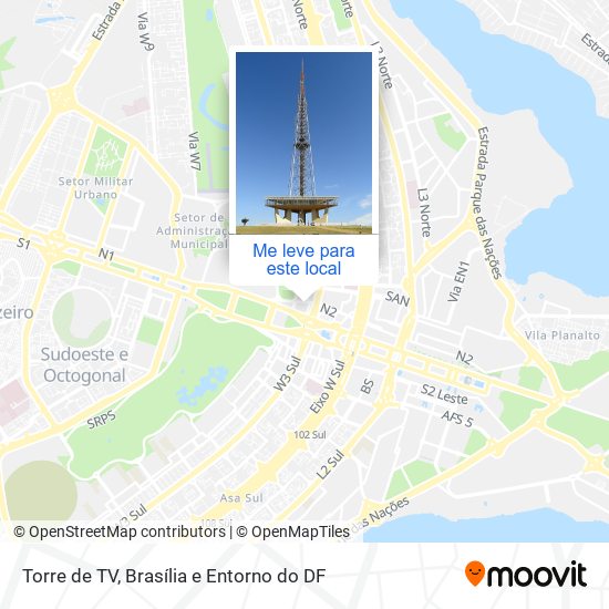Torre de TV mapa