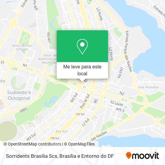 Sorridents Brasilia Scs mapa