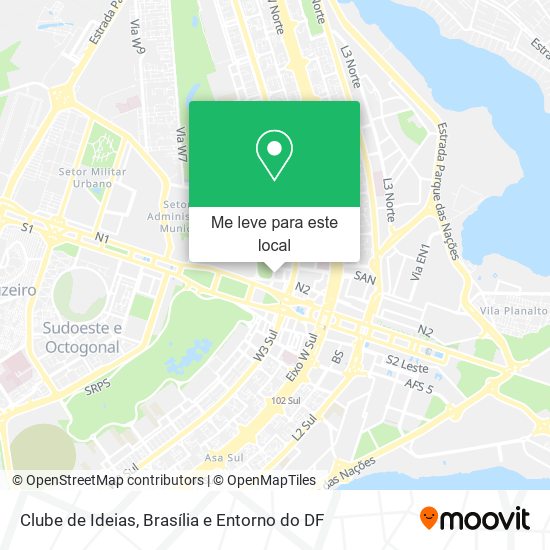 Clube de Ideias mapa